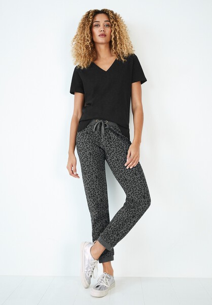 Cali Cotton Slub V Tee