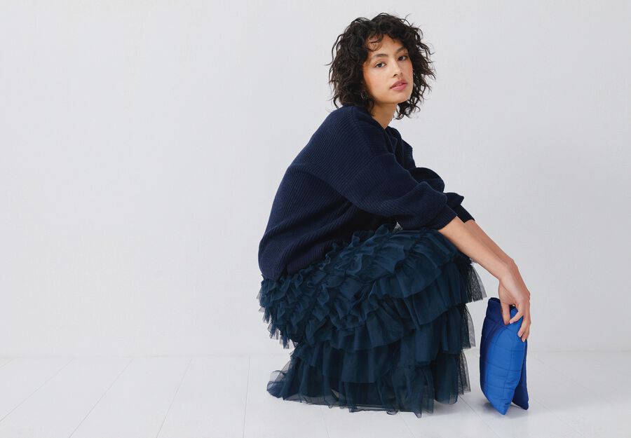 Florence Ruffle Jersey Skirt