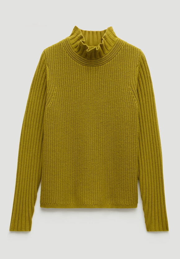 Kiley Wool Blend Frill Trim Jumper