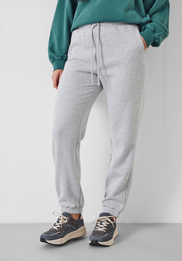 Alyna Relaxed Washed Joggers | Grey Marl | hush