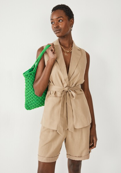 Jolean Sleeveless Blazer