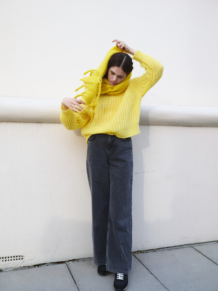Tabby Fluffy Crew Jumper