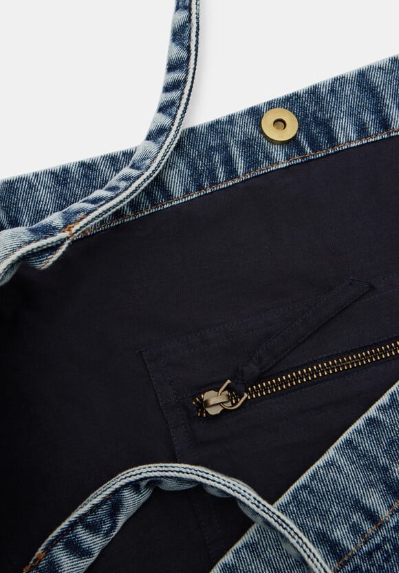 Britney Denim Tote Bag