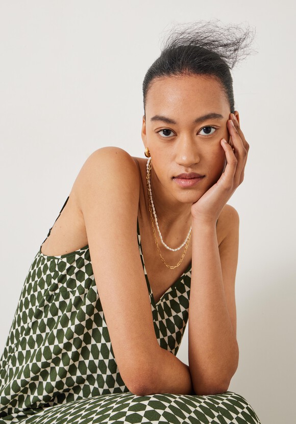 Eloise Printed Maxi Slip Dress
