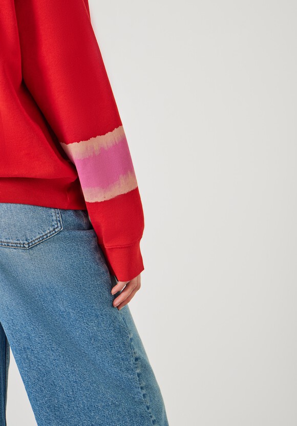 Paula Relaxed Ombre Sleeve Sweatshirt