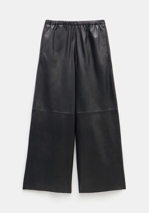Agatha Leather Pull On Trousers