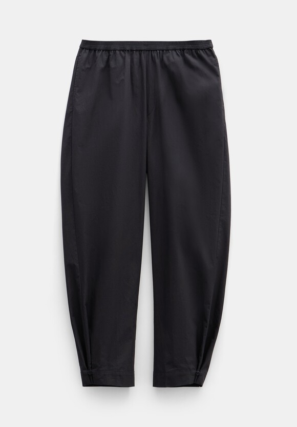 Cotton Poplin Easy Trousers