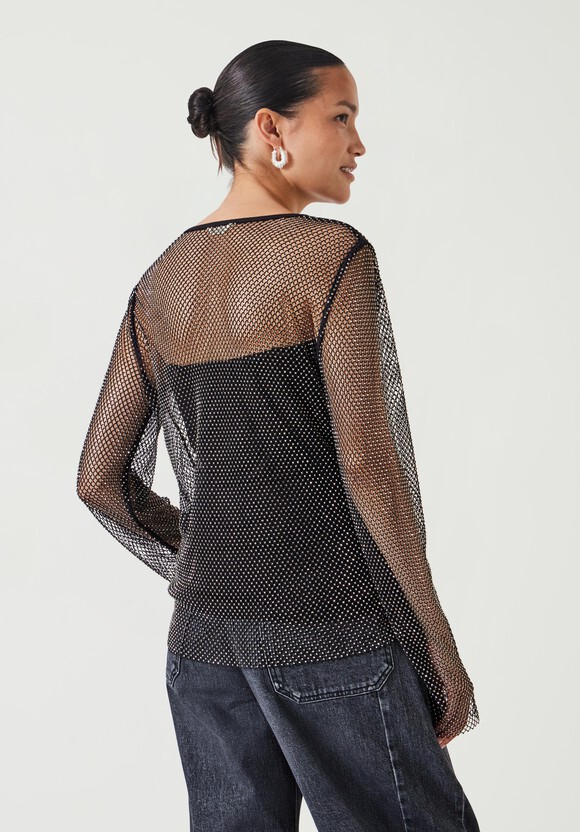 Una Sparkle Long Sleeve Top