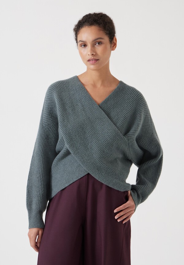 Bronte Cross Front Knit Jumper