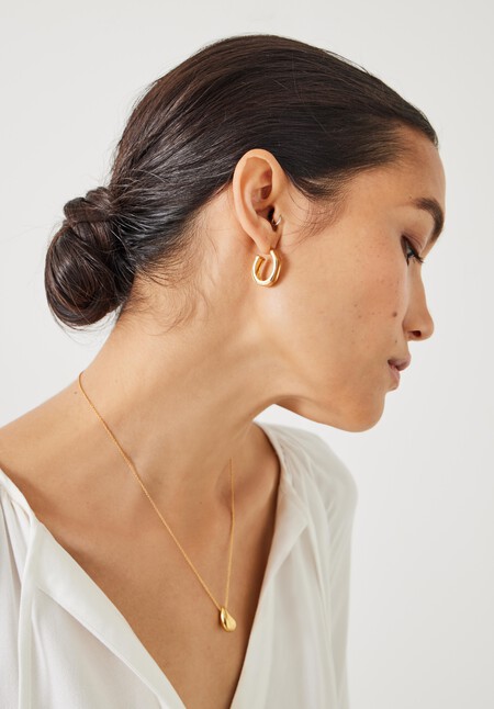 Paloma Angular Hoop Earrings