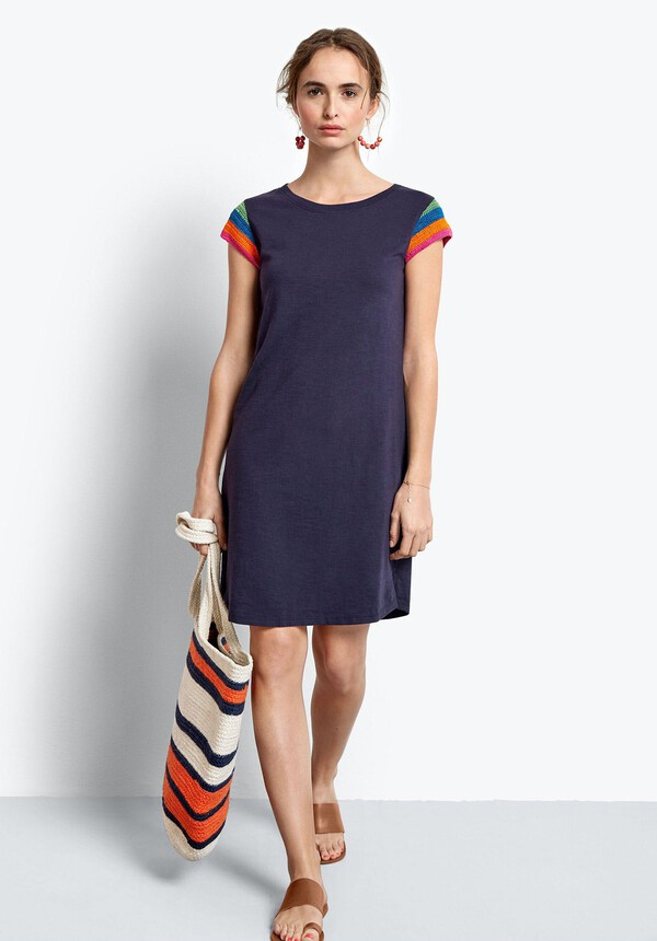 Crochet Jersey Dress