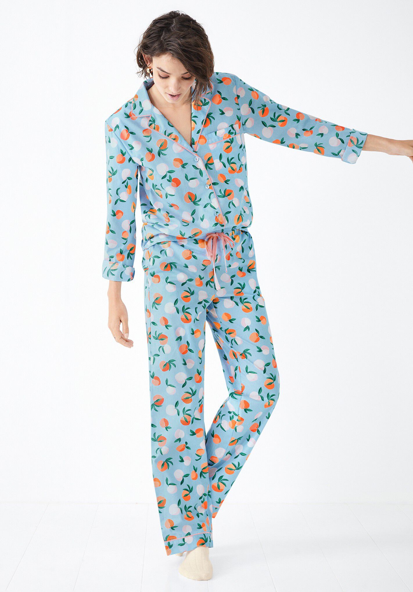 Isla printed cotton pyjamas outlet
