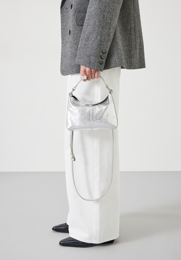 Mini Stevie Leather Crossbody Bag