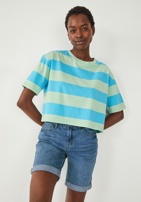 Boxy Stripe T-Shirt