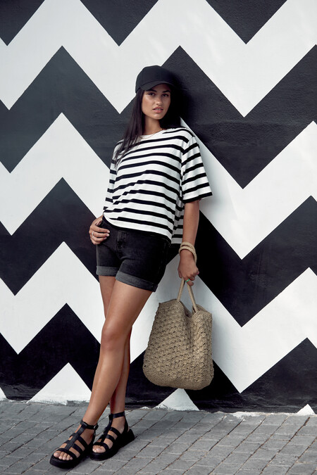 Striped Boxy T-Shirt