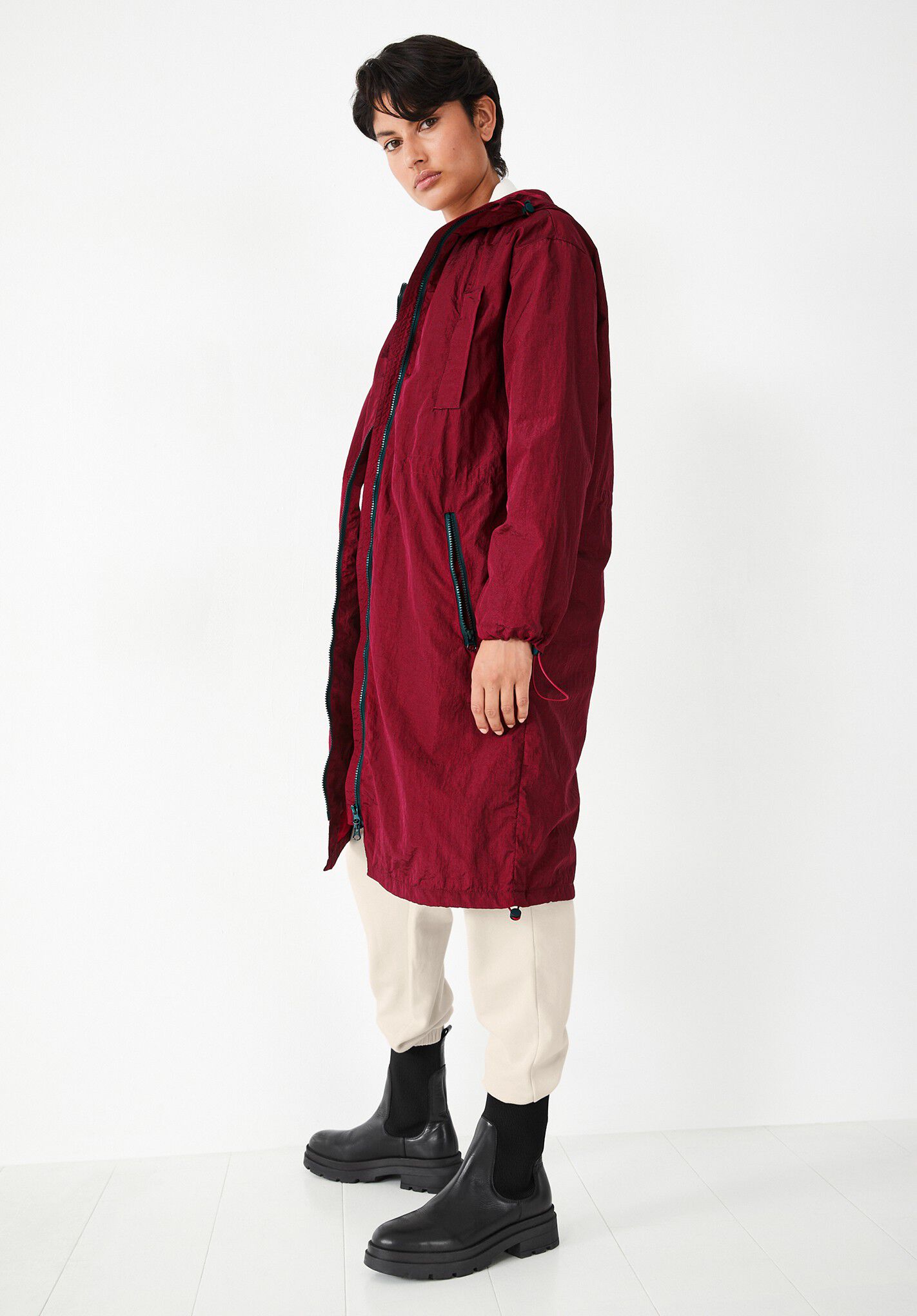 Hush raincoat store