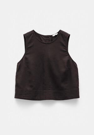 Vera Linen Blend Shell Top