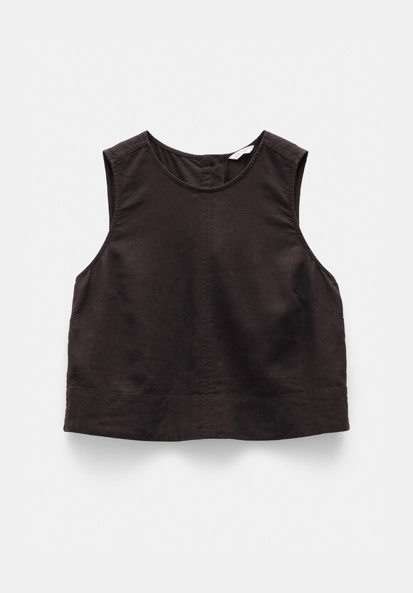 Vera Linen Blend Shell Top