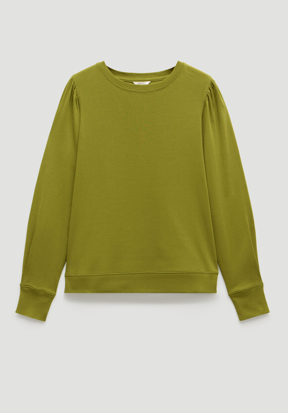 Emily Puff Sleeve Cotton Jersey Top