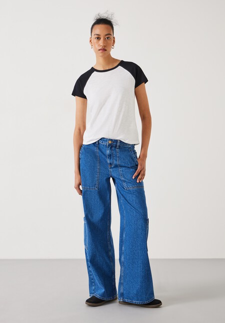 Tammy Contrast Raglan Slim Fit T-Shirt