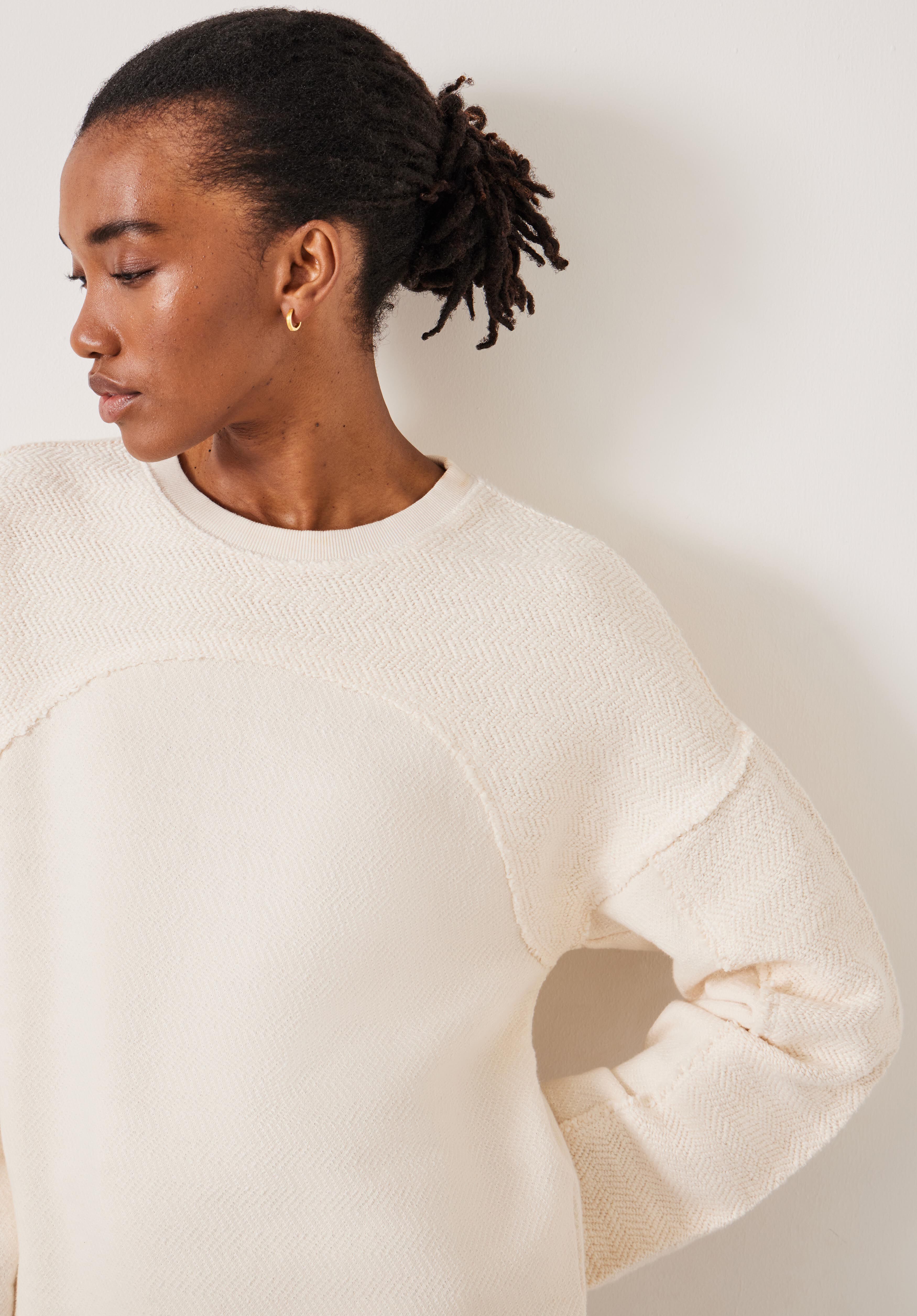 Hannah Textured Sweatshirt