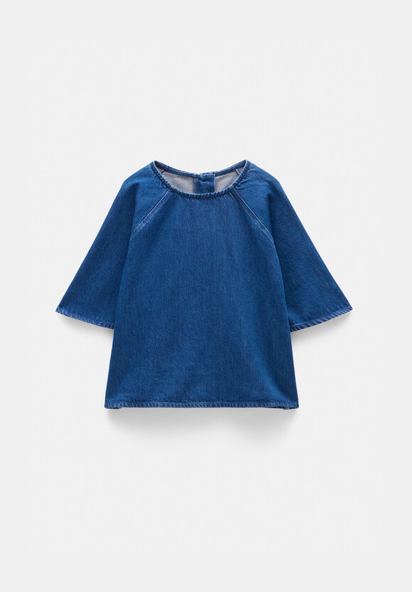 Denim Raglan Tee