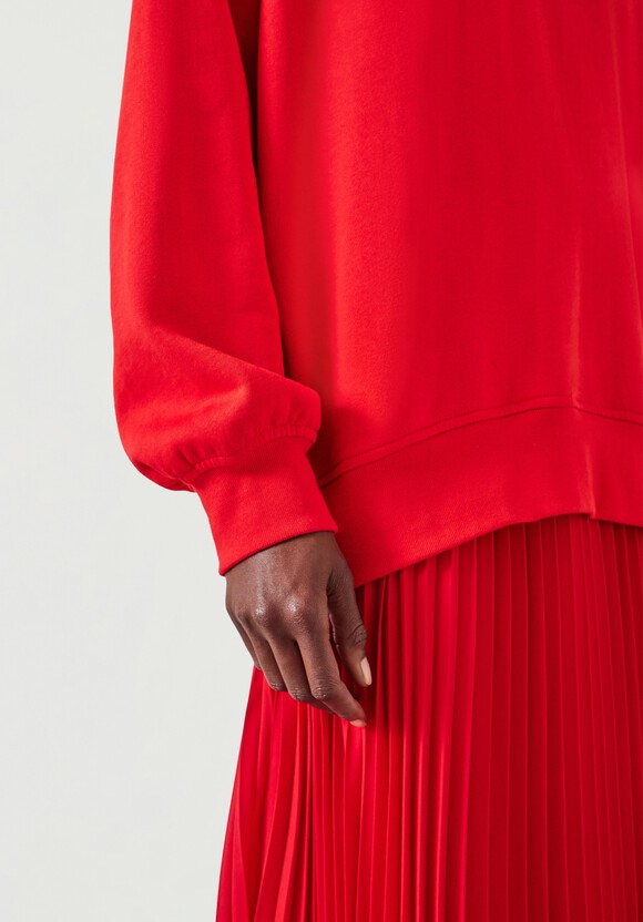 Gabriela Pleated Skirt Sweatshirt Dress