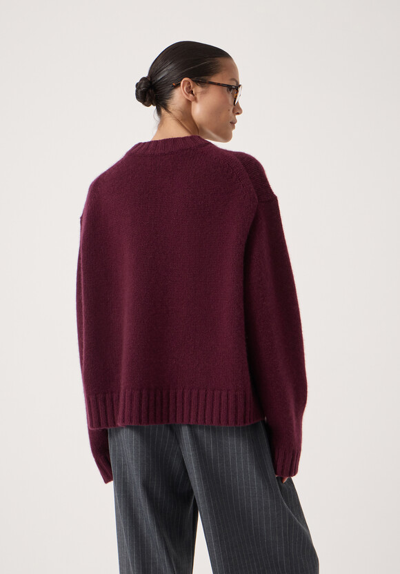 Cora Relaxed Chunky Cashmere Crew Jumper