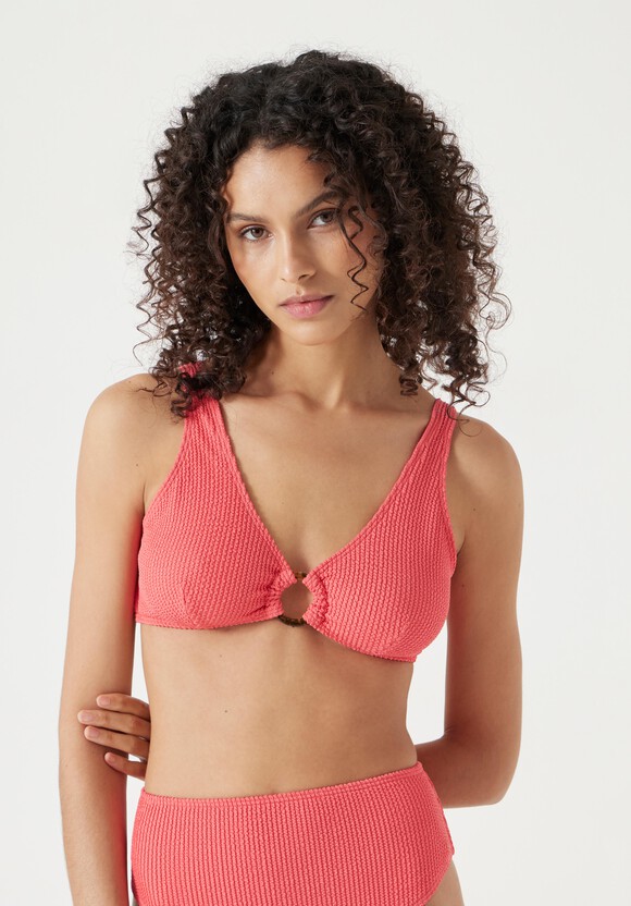 Crinkle Ring Bikini Top