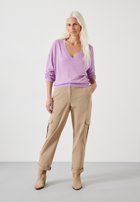 Aston Linen Blend Knitted Jumper