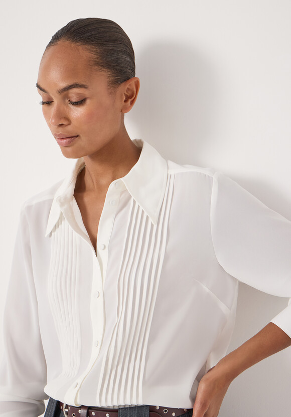 Chiffon Pintuck Blouse