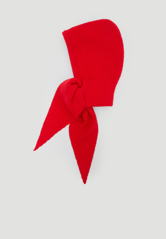 Knitted Hooded Scarf