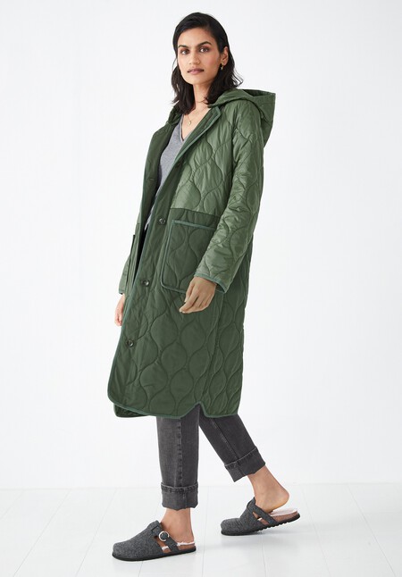 Clover Quilted Coat