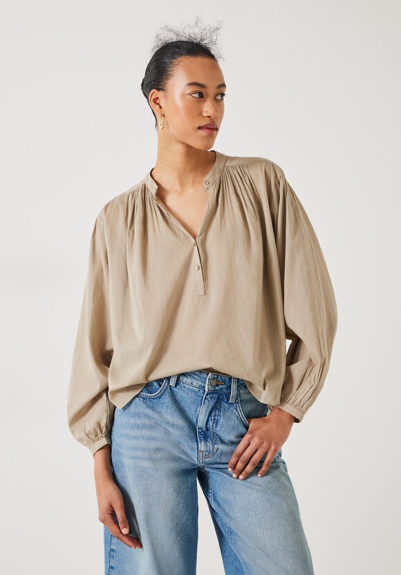 Lhea Oversized Gather Detail Blouse