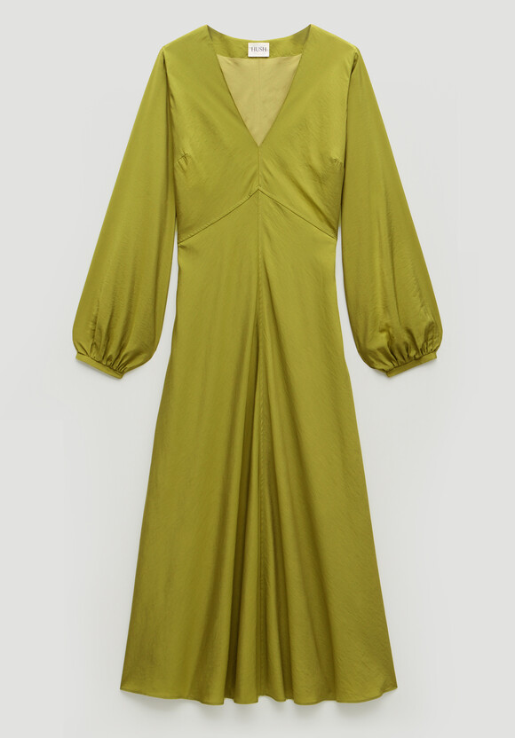 Grace V-Neck Long Sleeve Dress