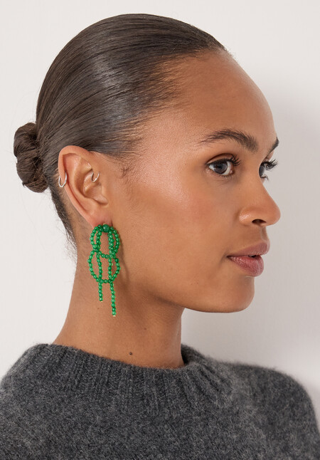 Cascading Beaded Earrings