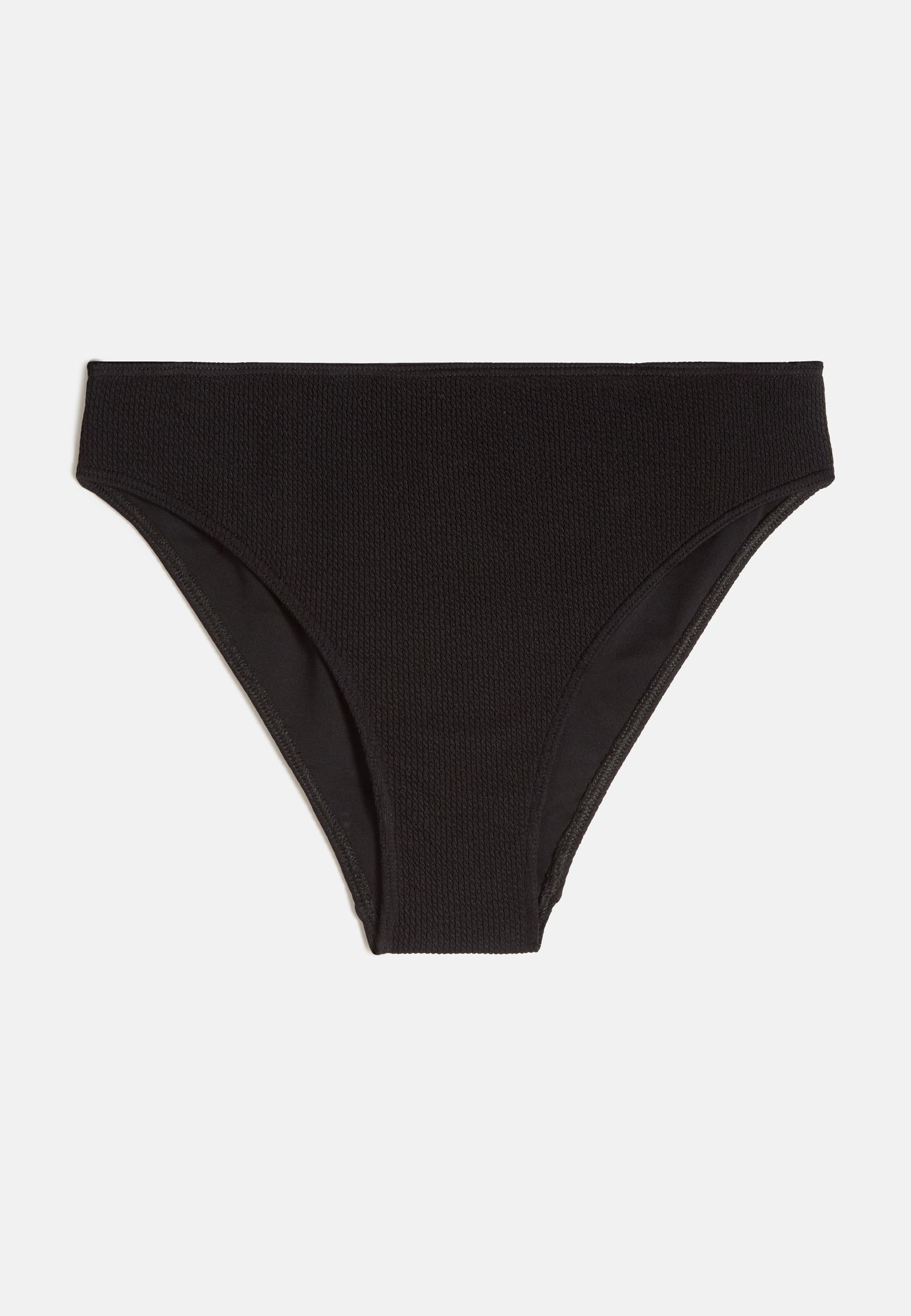 High Leg Bikini Bottoms Black hush