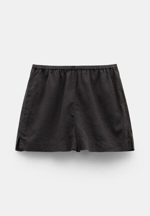 Lana Linen Blend Beach Shorts