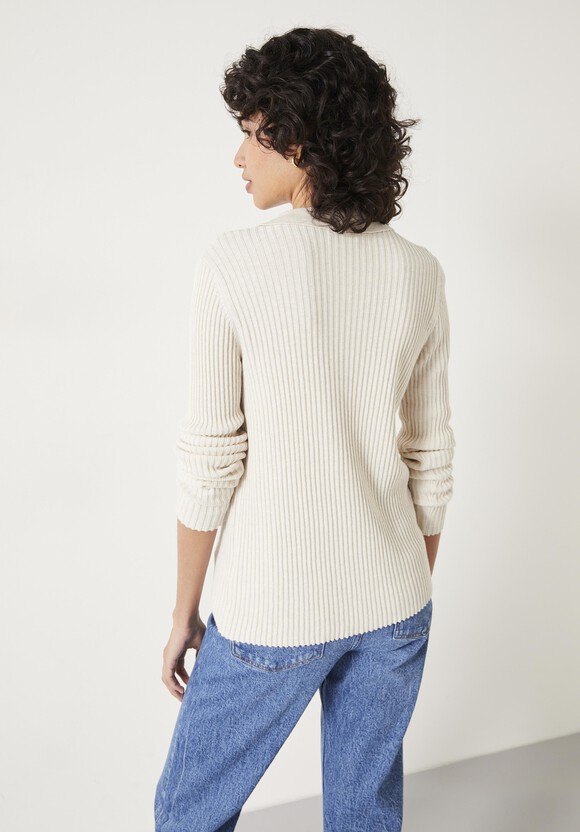 Miquita Collared Knitted Cardigan