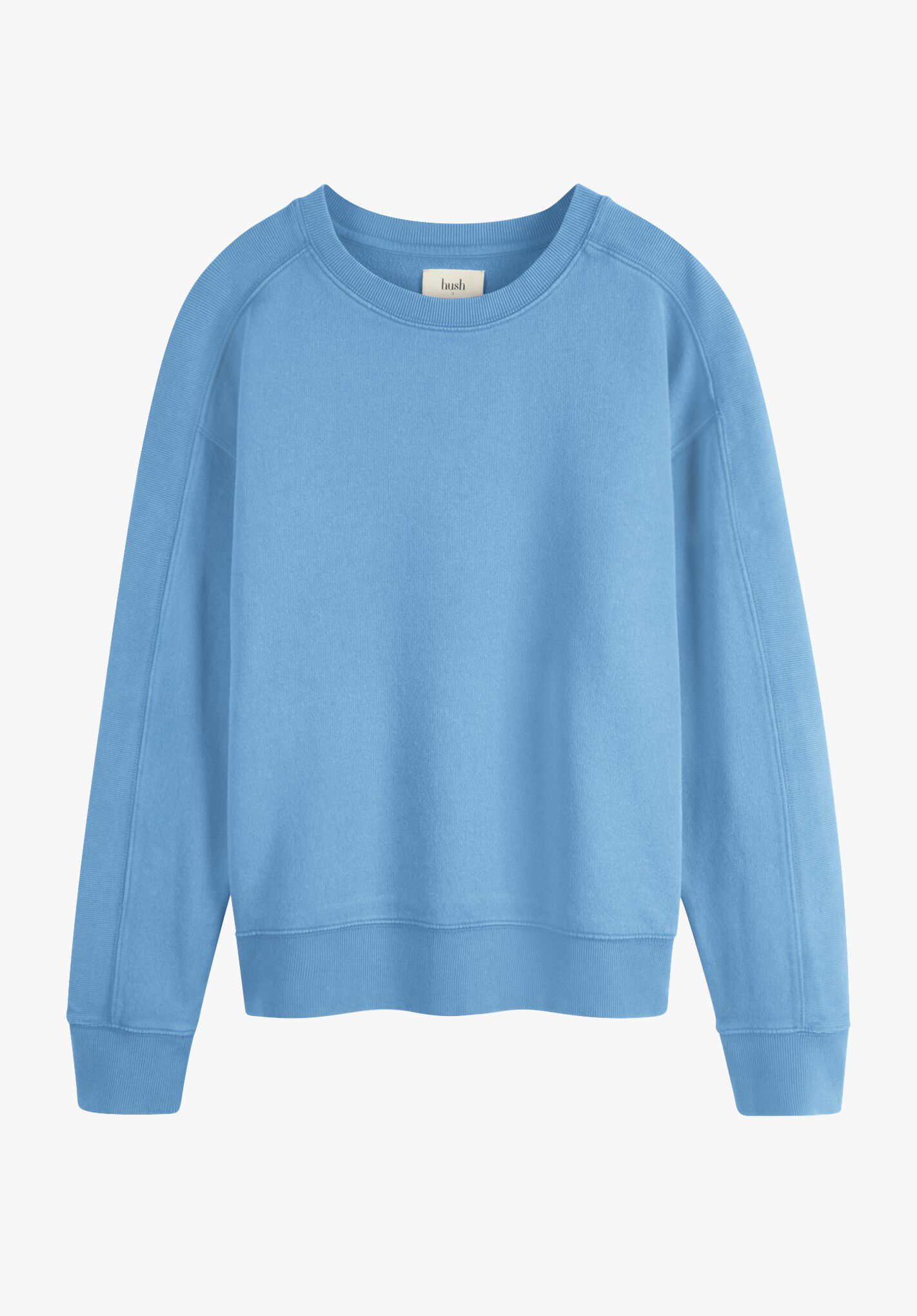 Hush rib panel sweatshirt clearance