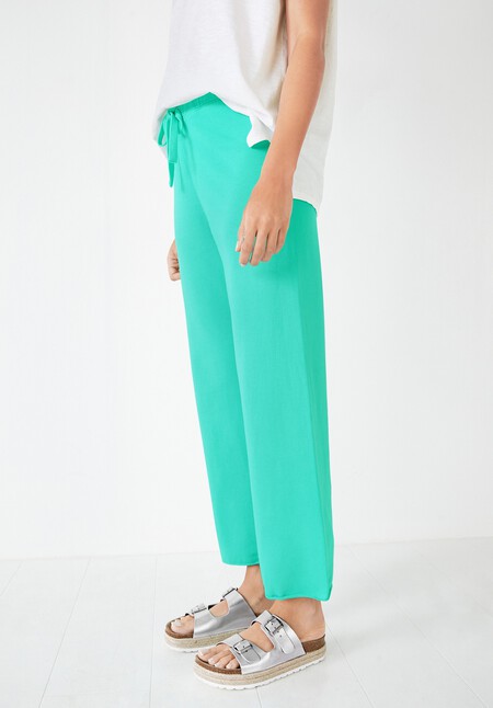 Wide Leg Cropped Joggers