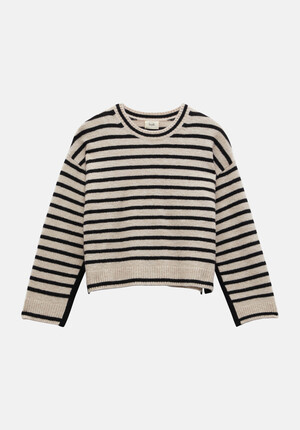 Casey Striped Wool Blend Jumper