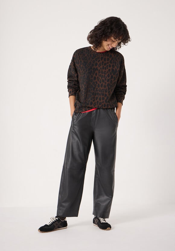 Leopard Print Sweatshirt