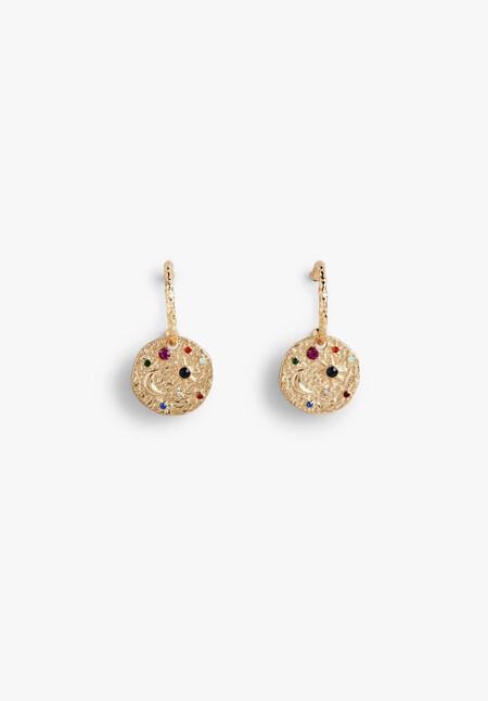 River Rainbow Disc Earrings