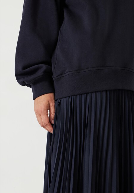 Gabriela Pleated Skirt Sweatshirt Dress