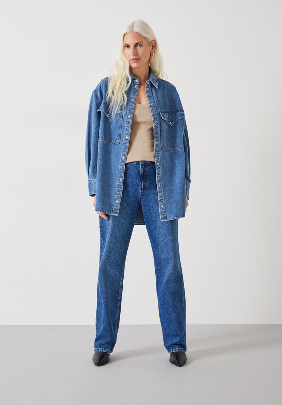 Davina Oversized Denim Shirt