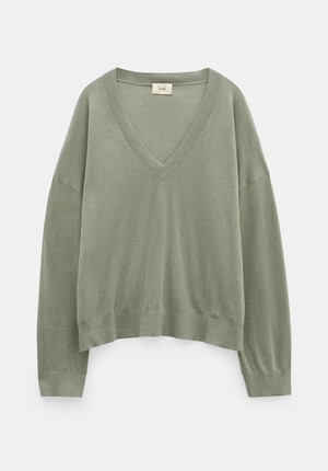 Aston Linen Blend Knitted Jumper