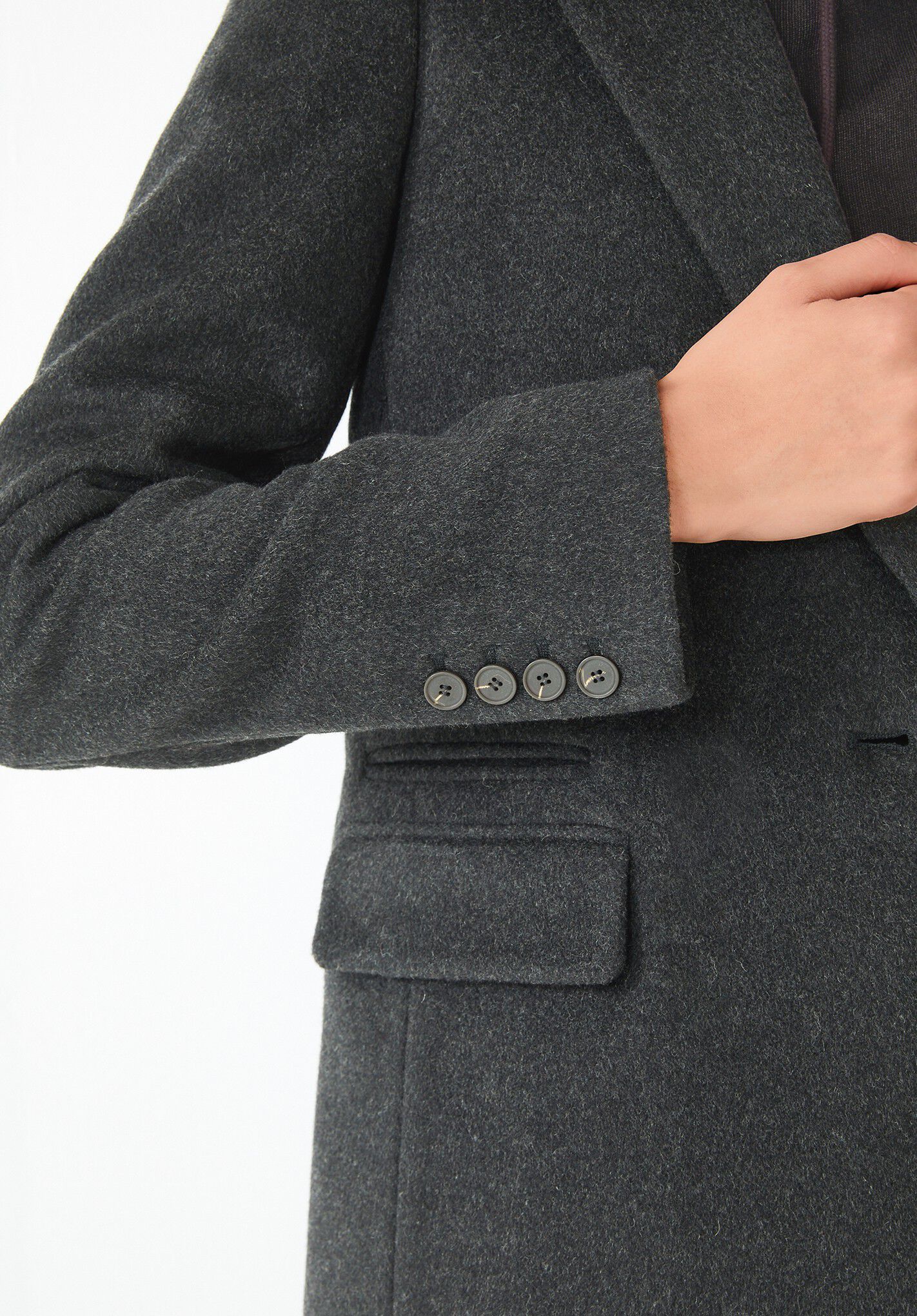 hush pea coat