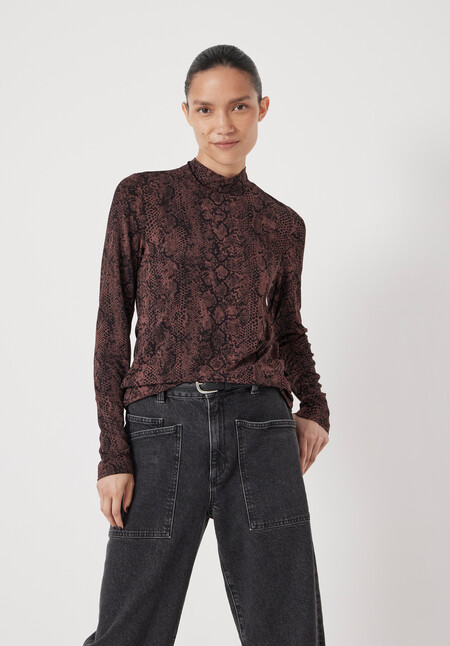 Printed Long Sleeve Top