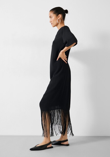 Hailey Fringe Midi Dress
